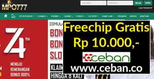 MPO777 – Freebet Gratis Tanpa Deposit Rp 10.000