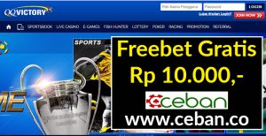 QQVictory – Freebet Gratis Tanpa Deposit Rp 10.000