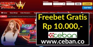 ArenaTogel77 – Freebet Gratis Rp 10.000 Tanpa Deposit