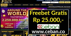 AktifBola – Freebet Gratis Tanpa Deposit Free Spin Rp 25.000