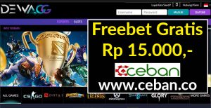 DewaGG – Freebet Gratis Tanpa Deposit Rp 15.000