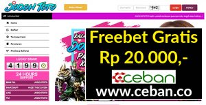 JodohToto – Freebet Gratis Tanpa Deposit Rp 20.000