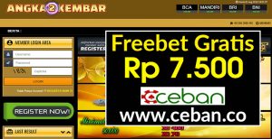 Angka2Kembar – Freebet Gratis Tanpa Deposit Rp 7.500