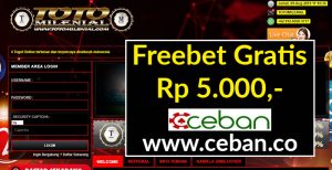 TotoMilenial – Freebet Togel Tanpa Deposit Rp 5.000