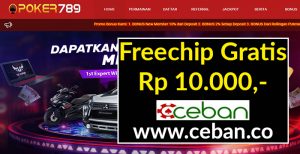 Poker789 – Freechip Gratis Rp 10.000 Tanpa Deposit