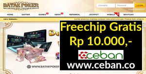 BatakPoker – Freechip Gratis Tanpa Deposit Rp 10.000