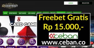 HartaBet – Freebet Gratis Tanpa Deposit Rp 15.000