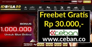 IDBola99 – Freebet Gratis Tanpa Deposit Rp 30.000