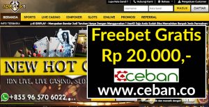 IDRPlay – Freebet Gratis Tanpa Deposit Rp 20.000