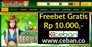 PusakaTogel – Freebet Gratis Rp 10.000 Tanpa Deposit