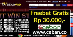 DewaViva – Freebet Gratis MIX Parlay Rp 30.000