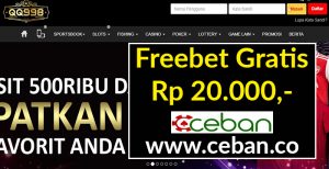 QQ998 – FREEBET GRATIS TANPA DEPOSIT RP 20.000