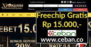 Xpoker99 – Freechip Gratis Tanpa Deposit Rp 15.000