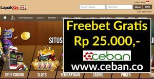 LapakSlot777 – Freebet Gratis Tanpa Deposit Rp 25.000