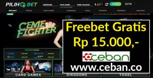 PilihBet – Freebet Gratis Tanpa Deposit Rp 15.000