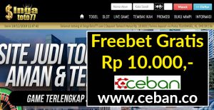 SingaToto77 – Freebet Gratis Tanpa Deposit Rp 10.000