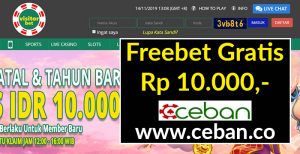 VisitorBet – Freebet Gratis Tanpa Deposit Rp 10.000