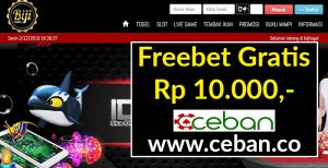 BIJITOTO – FREEBET GRATIS TANPA DEPOSIT RP 10.000