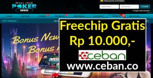 OnlinePokerIndo – Freechip Gratis Tanpa Deposit Rp 10.000