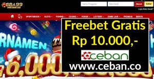 SBA99 – FREEBET GRATIS SLOT TANPA DEPOSIT RP 15.000