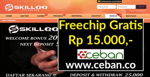 SKILQQ – Freechip Gratis Rp 10.000 Tanpa Deposit