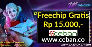 ZatPoker – Freechips Gratis Tanpa Deposit Rp 15.000