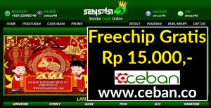 SENSASI4D – FREEBET GRATIS TERBARU TANPA DEPOSIT RP 15.000