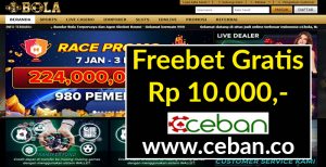 U1BOLA – FREEBET GRATIS TANPA DEPOSIT RP 10.000