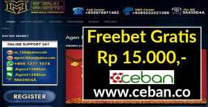 AGEN1388 – FREEBET GRATIS RP 15.000 BISA CLAIM SETIAP HARI