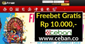 AONWIN – FREEBET GRATIS TANPA DEPOSIT RP 10.000