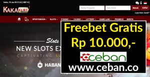 KAKASLOT – FREEBET SLOT GRATIS RP 10.000 TANPA DEPOSIT