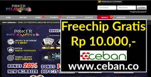 POKERPELANGI188 – FREECHIPS GRATIS TANPA DEPOSIT RP 10.000