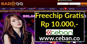 BADOQQ – FREECHIP GRATIS TANPA DEPOSIT RP 10.000