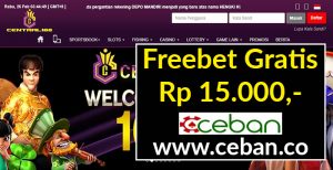 CENTRAL188 – FREEBET GRATIS TANPA DEPOSIT RP 15.000