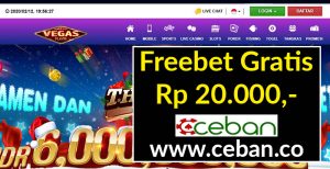 VEGASPLAY99 – FREEBET GRATIS TANPA DEPOSIT RP 20.000