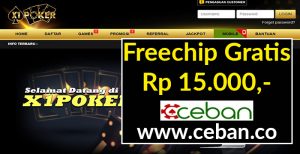 X1POKER – FREECHIP GRATIS TANPA DEPOSIT RP 15.000