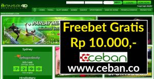 BONSAI4D – FREEBET GRATIS TANPA DEPOSIT RP 10.000