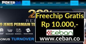 POKERQ8 – FREECHIP GRATIS TANPA DEPOSIT RP 10.000