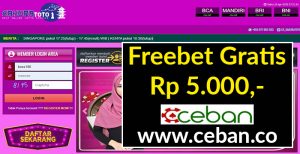 SAKURATOTO1 – FREEBET GRATIS TANPA DEPOSIT RP 5.000