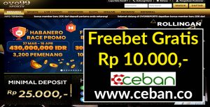 OVO99SPORTS – FREEBET GRATIS TANPA DEPOSIT RP 10.000