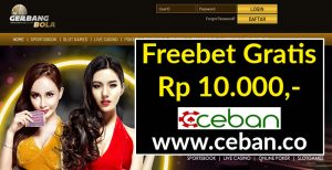 GERBANGBOLA – FREEBET GRATIS TANPA DEPOSIT RP 10.000