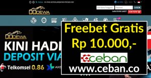 QQDEWA – FREEBET SLOT GRATIS TANPA DEPOSIT RP 10.000