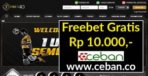 4DTOPBET – FREEBET GRATIS TANPA DEPOSIT RP 10.000