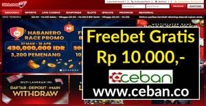 WELOVEBET – FREEBET GRATIS SLOT TANPA DEPOSIT RP 10.000