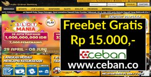 IOBBET – FREEBET GRATIS TANPA DEPOSIT RP 15.000