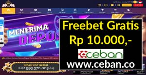 BERJAYA777 – FREEBET GRATIS TANPA DEPOSIT RP 10.000