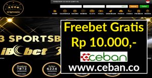 IDWINNER – FREEBET GRATIS TANPA DEPOSIT RP 10.000