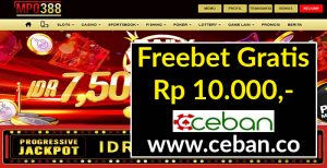 MPO388 – FREEBET GRATIS TANPA DEPOSIT RP 10.000