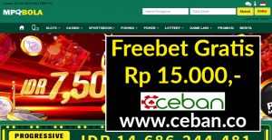 MPOBOLA – FREEBET GRATIS TANPA DEPOSIT RP 15.000