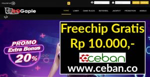 QQGAPLE – FREECHIP GRATIS TANPA DEPOSIT RP 10.000